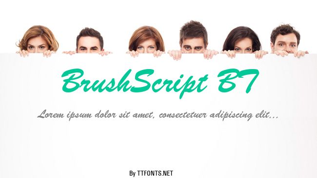 BrushScript BT example